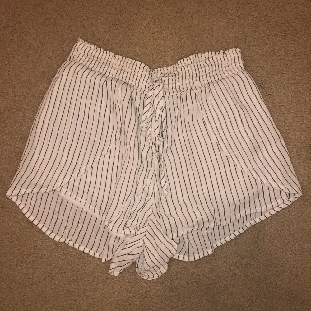 striped shorts from american eagle